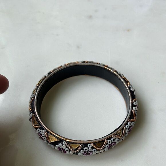 Vintage copper bangle set - Picture 10 of 16